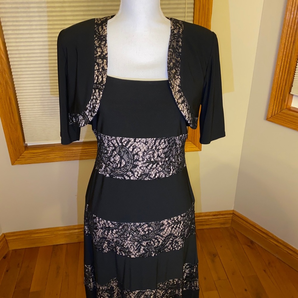 Black Gown with Jacket - Comfortable
